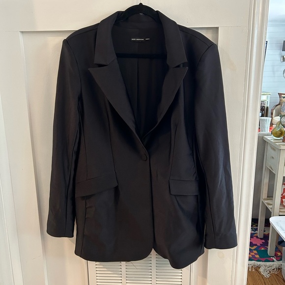 Good American Single-Button Scuba Blazer - Picture 4 of 12